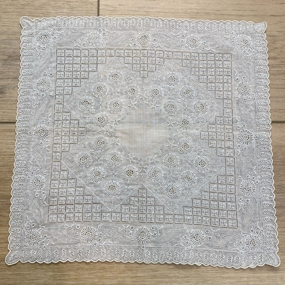 Antique Accessories - Antique‎ Appenzell Wedding Handkerchief